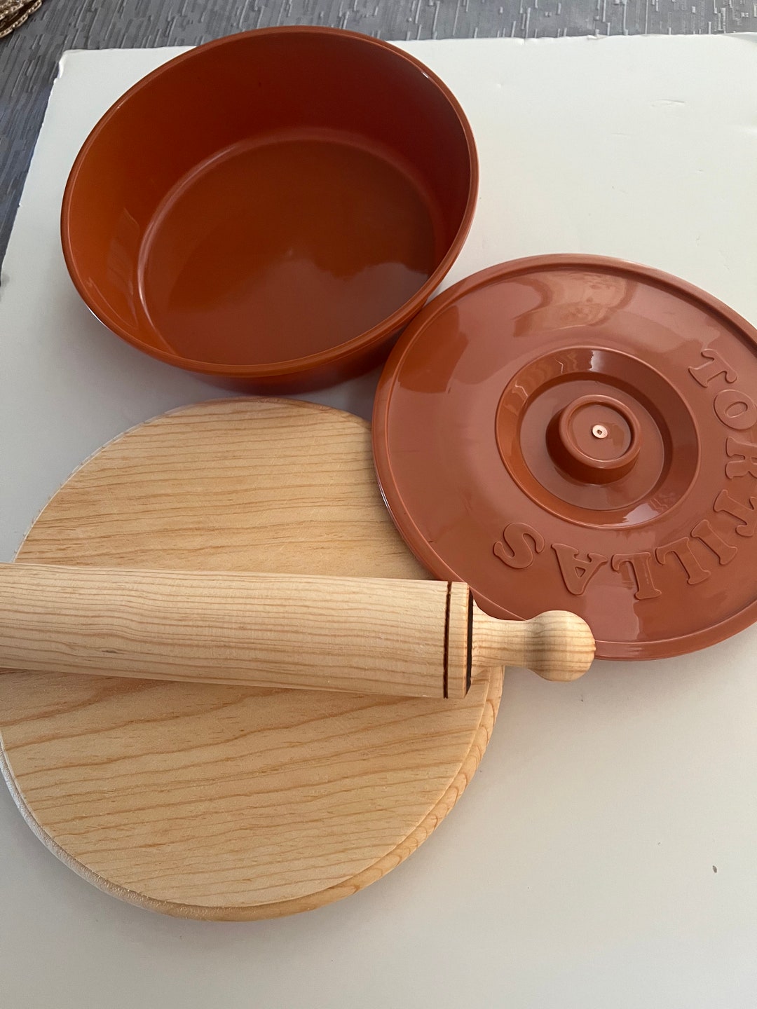 Rolling Pin and Board Set Wooden Board and Rolling Pin Etsy