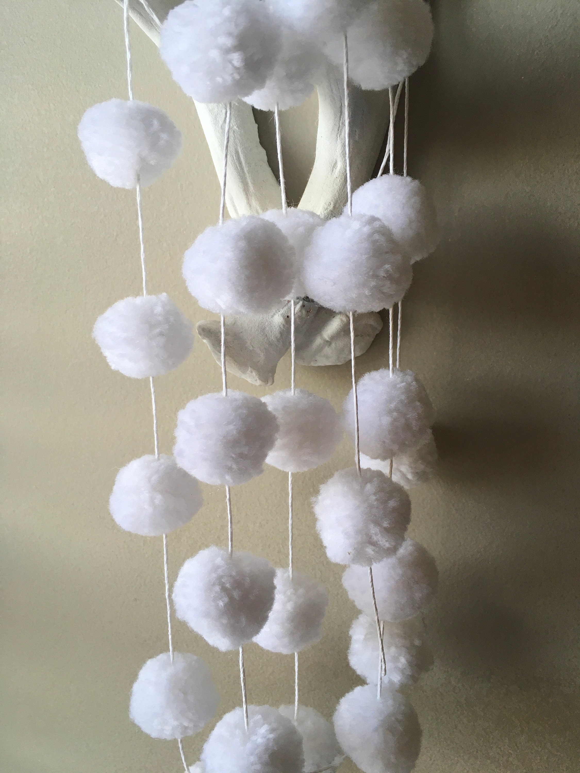 red and white pom pom garland red and white pom pom garland