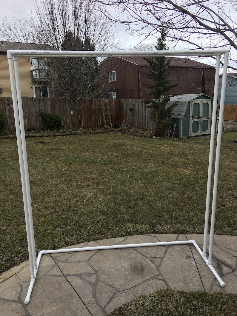 Double PVC Arch Backdrop Frame Wedding Arch Double PVC Etsy Canada