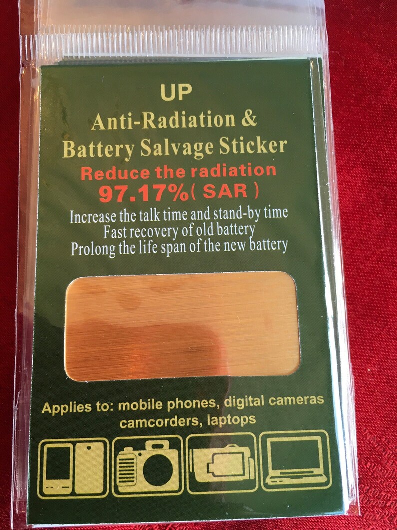 EMF Protection Anti Radiation Sticker Radiation Protection Etsy