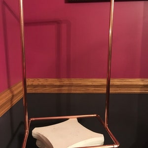 Copper Jewelry Display Stand, Jewelry Rack,  Necklace display stand.