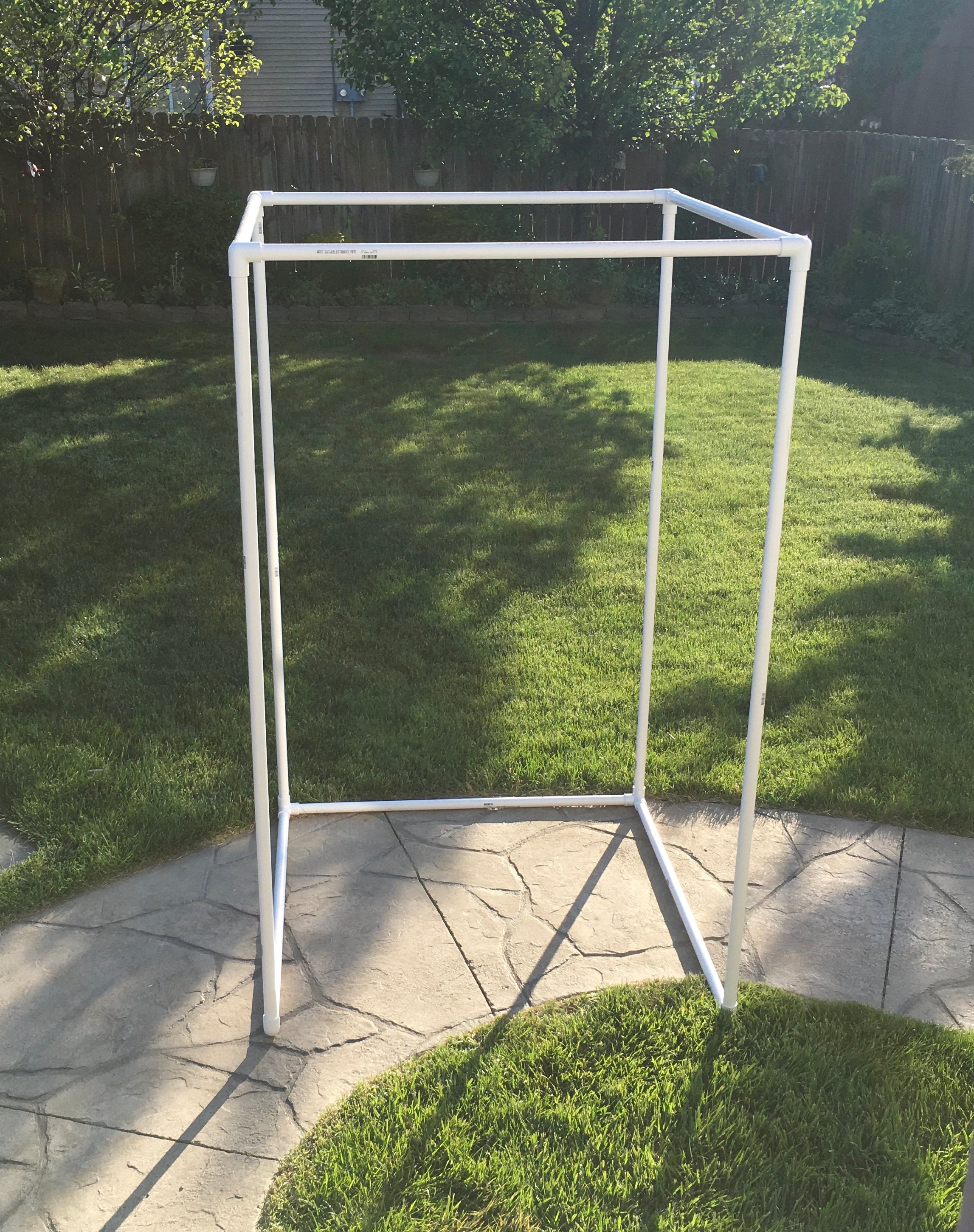 Outdoor shower frame PVC outdoor shower. Portable Shower Etsy