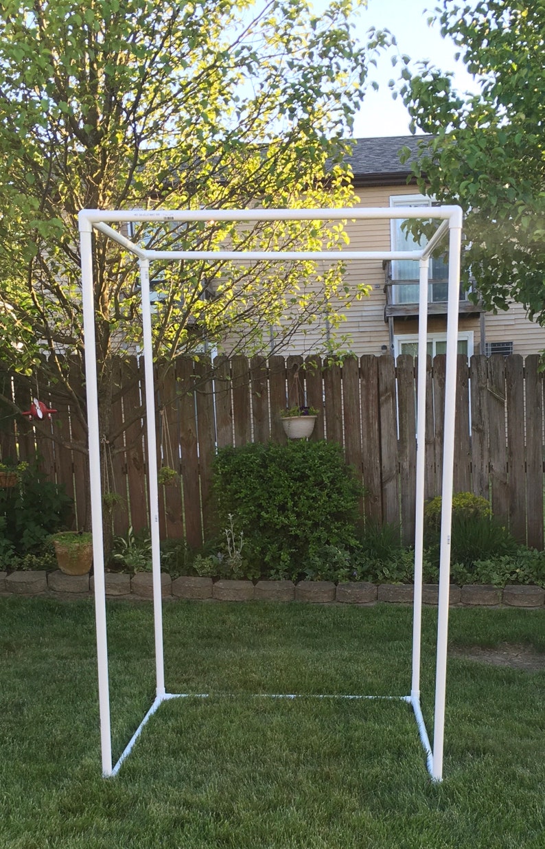 Outdoor shower frame PVC outdoor shower. Portable Shower Etsy