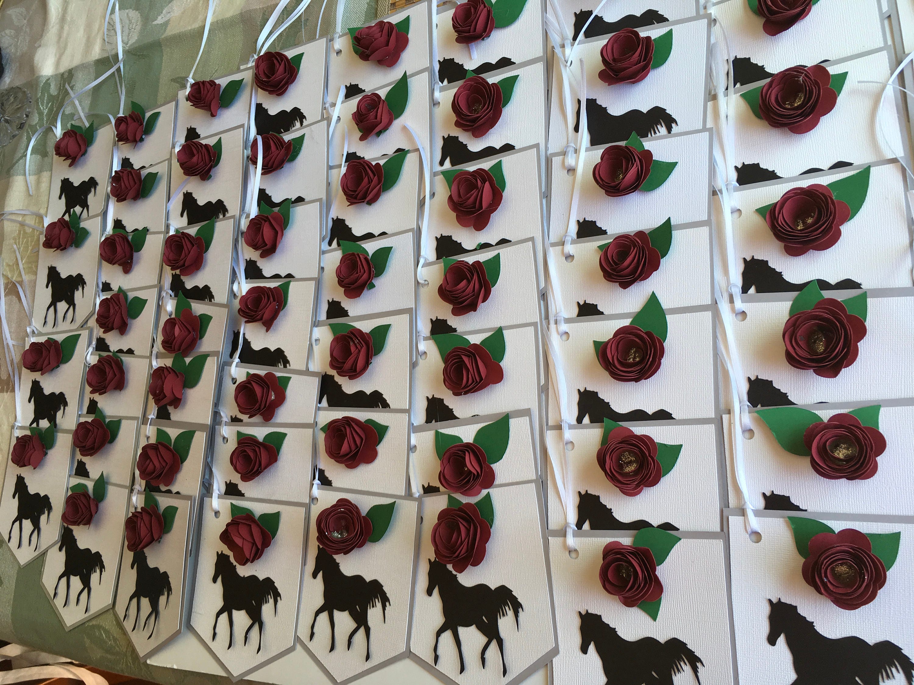 Kentucky Derby Gift Tag Fundraiser Bag Tags Party Gift Tag Etsy