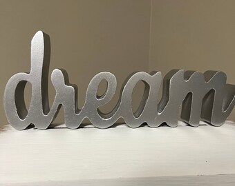 Dream sign, Den decor, Bedroom Dream Sign, Dream Wall Decor. It was all a dream,  Dream big little one,