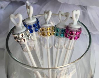 Bling Wrapped Wedding Bubbles: Love Knot Party Favors (Set of 36)