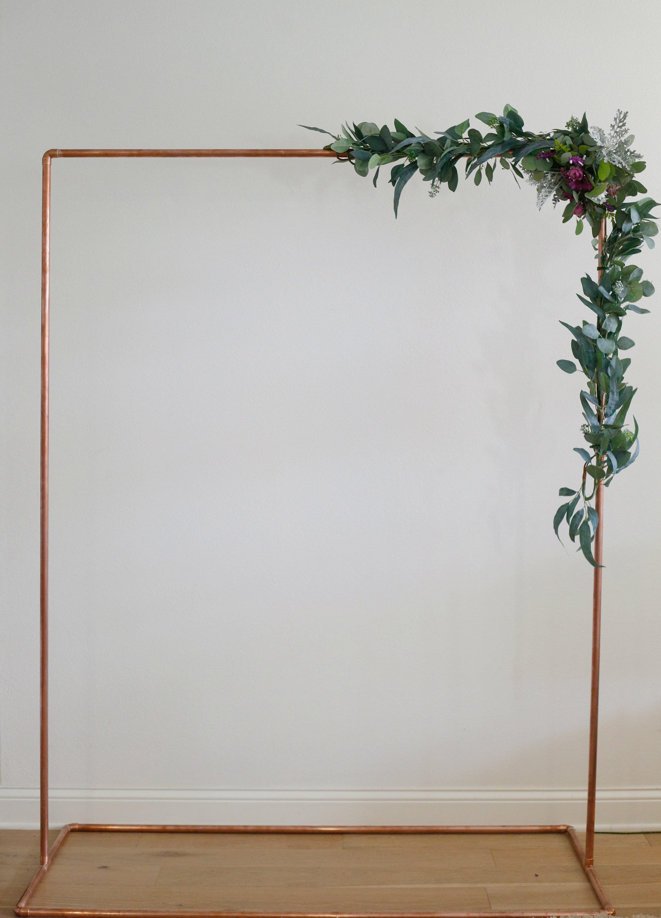 Copper Arch Wedding Arch Copper Wedding Arch Full base Etsy