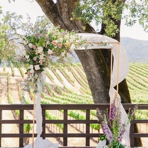 Chuppah, Copper Chuppah Ceremony Frame, Chuppah Poles, Copper Chuppah Kit, Copper Arch. image 4