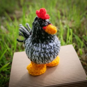 Tweedy the Crocheted Chicken