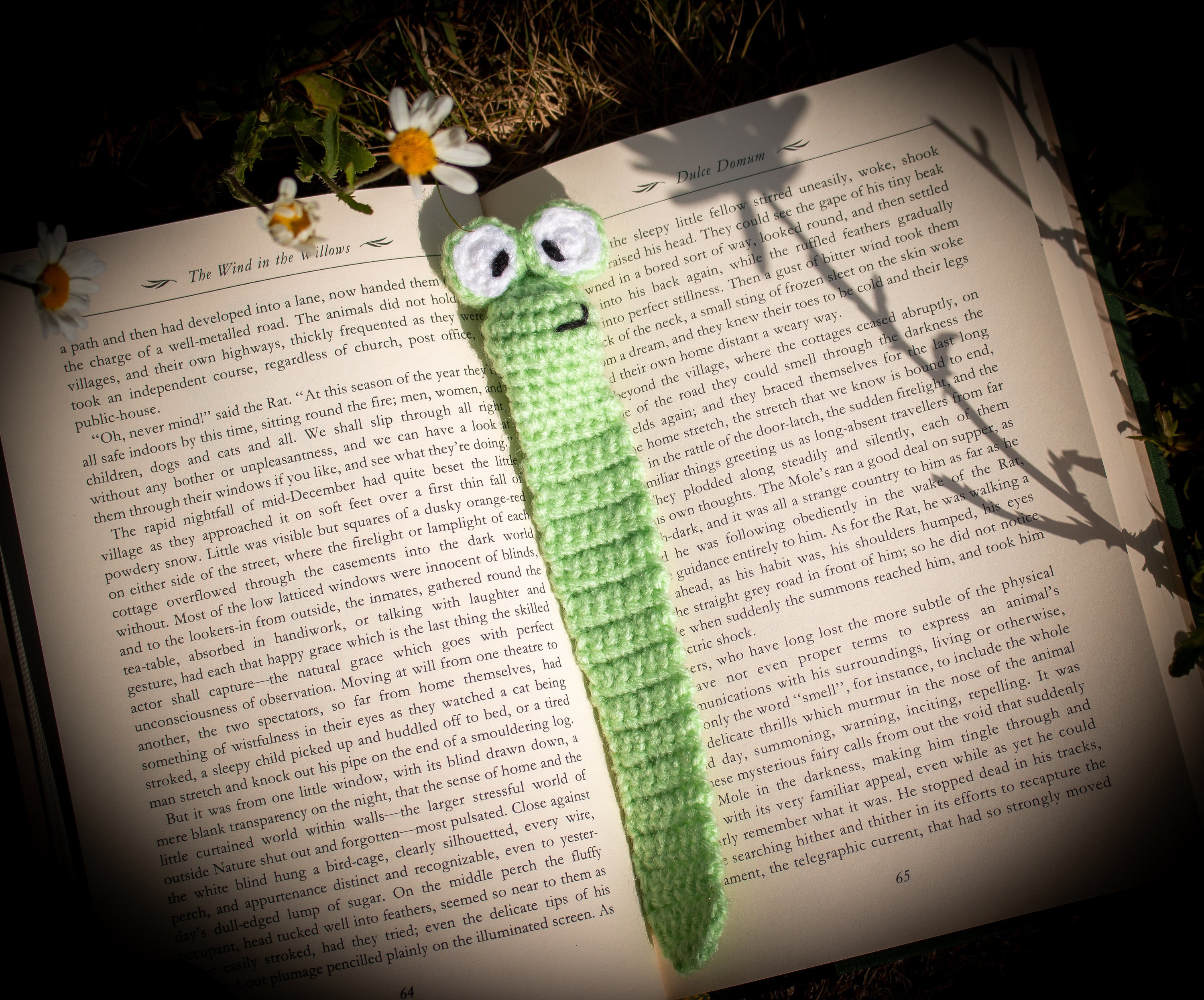 Bookworm Bookmark Crochet Pattern PDF Etsy UK