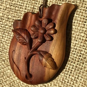 Wooden pendant,Ukraine wood carving,Wooden jewelry,Carved pendant,Hand made wood carving