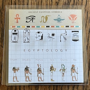 Egyptology sticky notes set