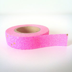 Funkelndes pinkes Washi Tape