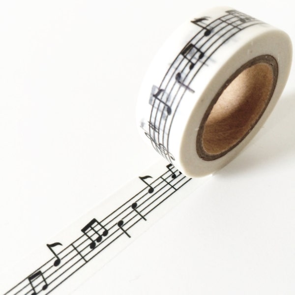 Musiccal notes washi tape