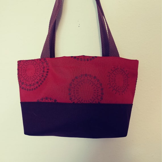 handbags made from upholstery fabric