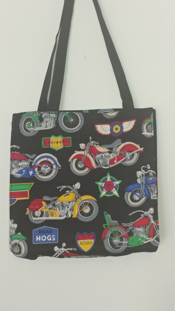 motorcycle tote bag
