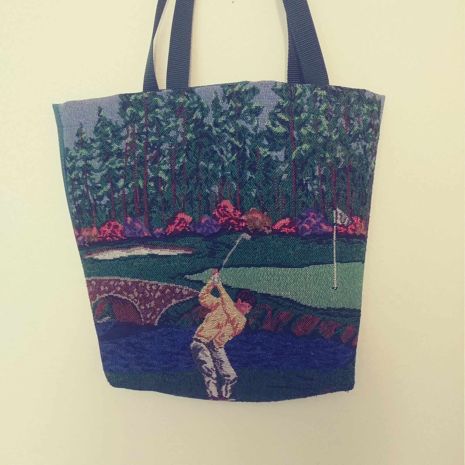 Panel Baggolf Tote Bag Etsy UK