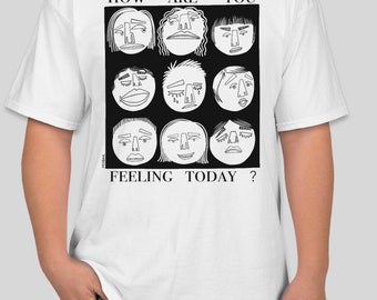 BALENCIAGA HOW ARE YOU FEELING TODAY Tシャツ 長袖 コットン BALENCIAGA HOW ARE YOU FEELING TODAY Tシャツ 長袖 コットン