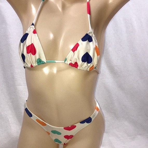 Zuliana Multi Heart Bikini made in USA - image 1
