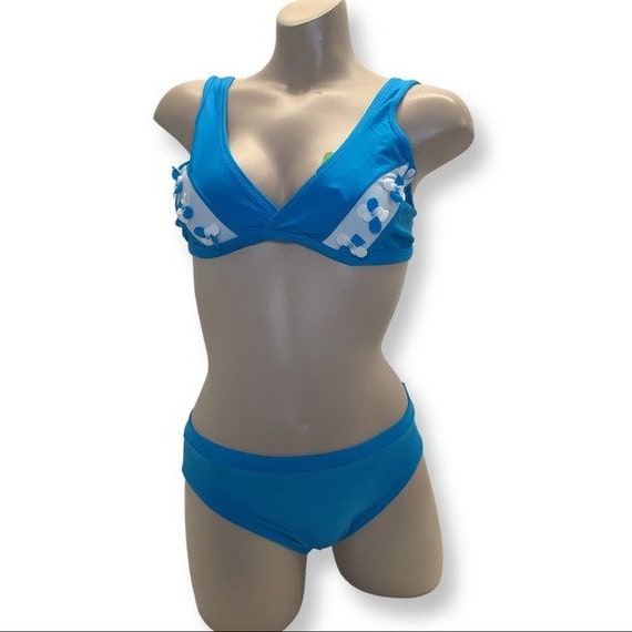 Recco Brazilian teal high waist bikini NWT - image 1