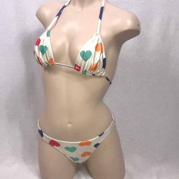 Zuliana Heart Triangle Top Bikini Set - image 2