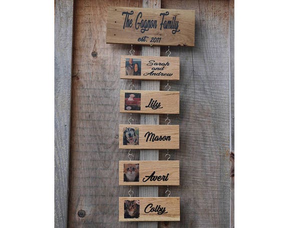 Custom Last Name Wall Decor / Custom Family Name Established Date