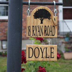 Custom Addess Sign Outdoor Sign Family Name Sign Address Plaque Last Name Sign Address Numbers Personalized Wood Plaque Housewarming Gift