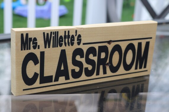 Teacher Desk Name Plate Personalized Teacher Gifts Teacher Etsy