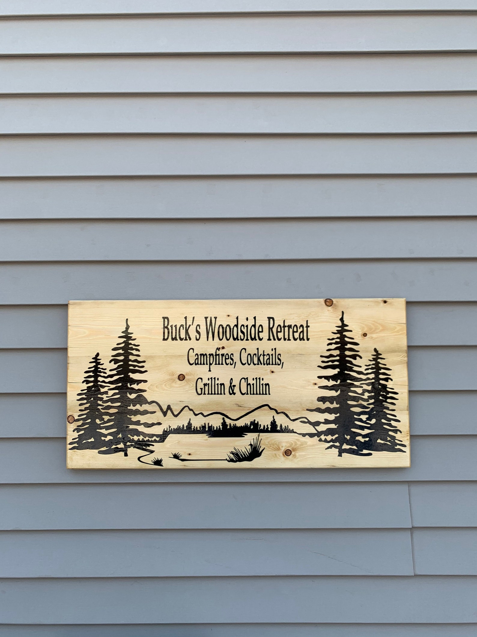 Custom Lake House Signs Cabin Sign Wood Lake House Sign Etsy