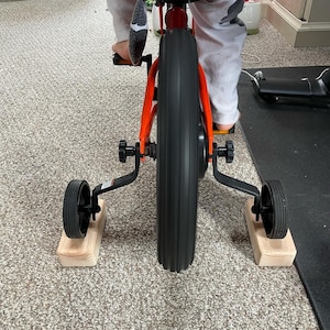 Bike Blocks Stationary Bike Learn To Pedal Indoor Bike Riding Training Wheels Stabilizers Home Trainer Riser Blocks Learn to Ride