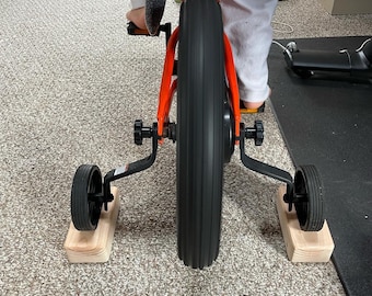Bike Blocks Stationary Bike Learn To Pedal Indoor Bike Riding Training Wheels Stabilizers Home Trainer Riser Blocks Learn to Ride