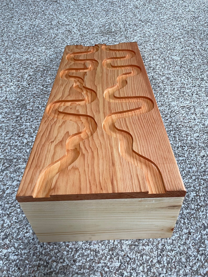 Wooden Double Marble Run Race Winding Track Set ASMR Ball Run Etsy