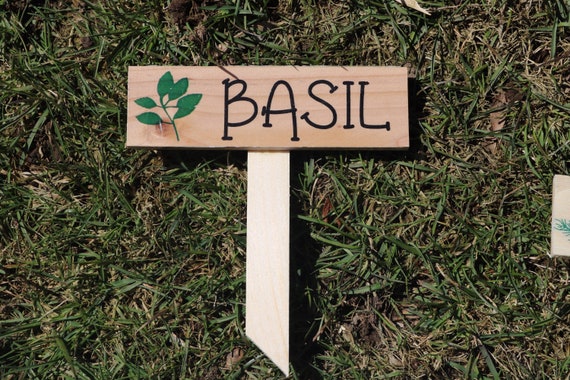 Herb Garden Stakes Herbs Garden Custom Plant Markers Garden Etsy