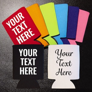 Personalized Text Multiple Colors Can Cooler