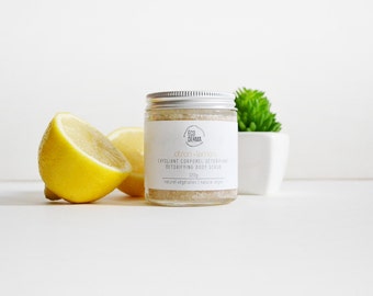 Lemon Body Scrub 4oz | Aromatherapy | Essential Oils |  Skincare | Sugar scrub gift set | Handmade Spa Gift for her | Summer Body Scrub