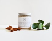 Zimt & Chai Body Scrub | Aromatherapie | Ätherisches Öl |  Hautpflege | Zuckerpeeling Geschenkset | Handgefertigtes Spa Geschenk für Sie