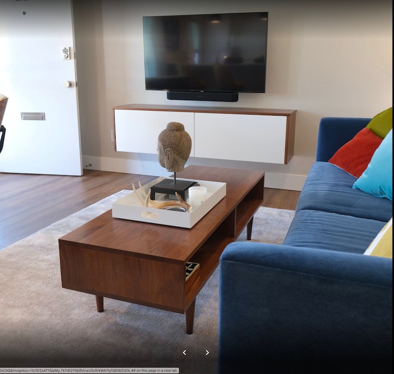 Floating Credenzas Media Consoles Desk Ikea Hacks Etsy