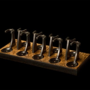 PIPE IMBUIA Solid ebony and imbuia blur. Space for 9 pipes.
