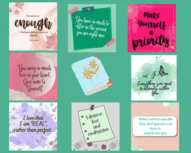 40 Self Love Instagram Post Templates Done for You Etsy