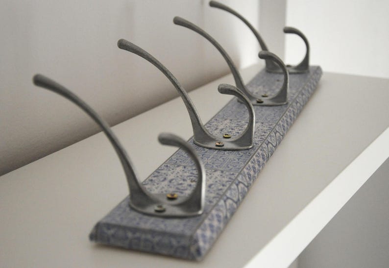 Wall hanger moroccan tile design design / Coat Rack / Coat Etsy