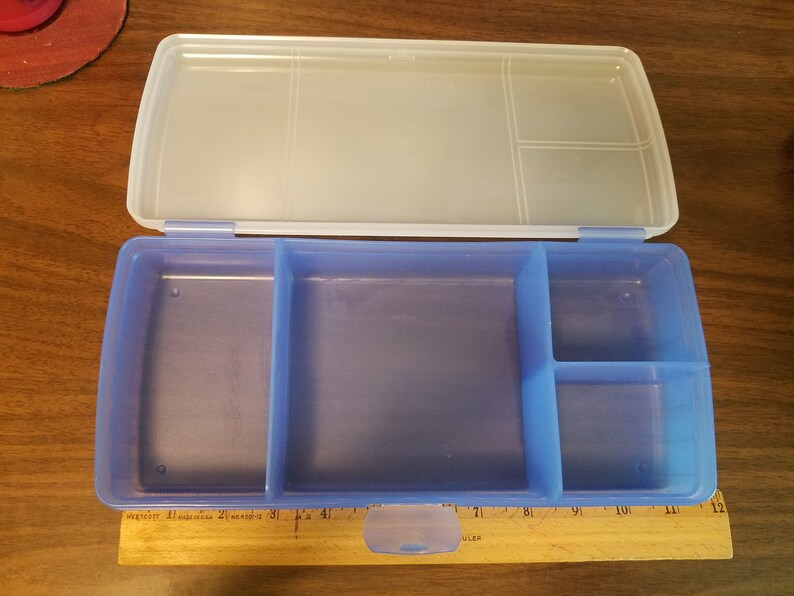 Tupperware Craft Storage 4 Compartment Container