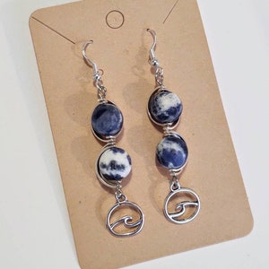 Blue Wave Earrings