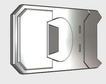 Captain America bältesspänne STL digital fil Avengers Infinity War för Cosplay-dräkt