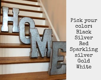large wall letters etsy