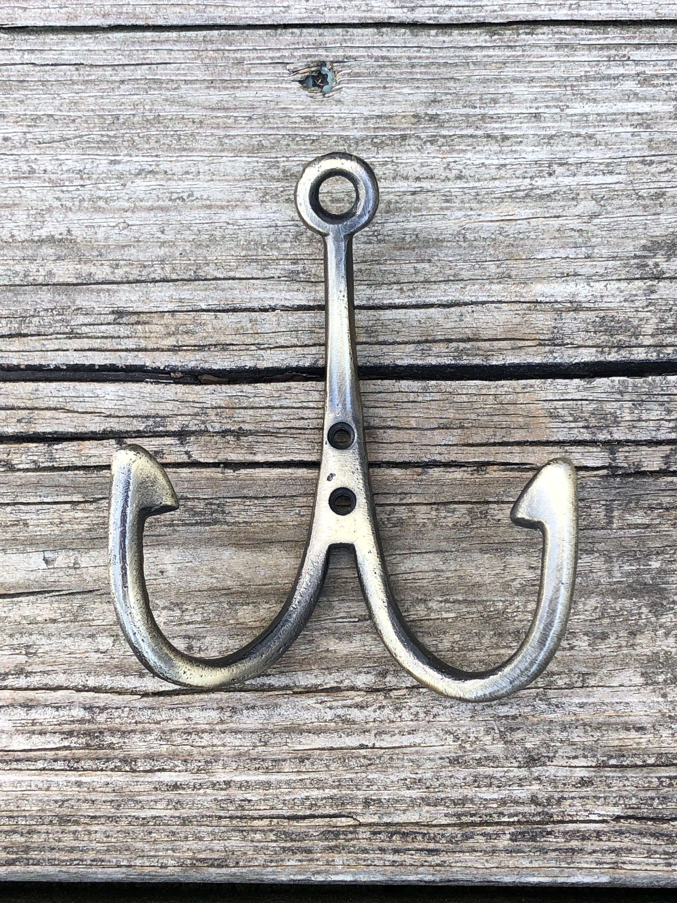 Fishing Style Hook, Lake House Hook, Fishing Style Metal Hook