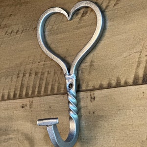 SALE/Heart Hook/ Towel Hook/ Metal wall hook/ Decorative wall hook/ Heart hooks/ wall Hook/Heart decor/Hooks for Wall