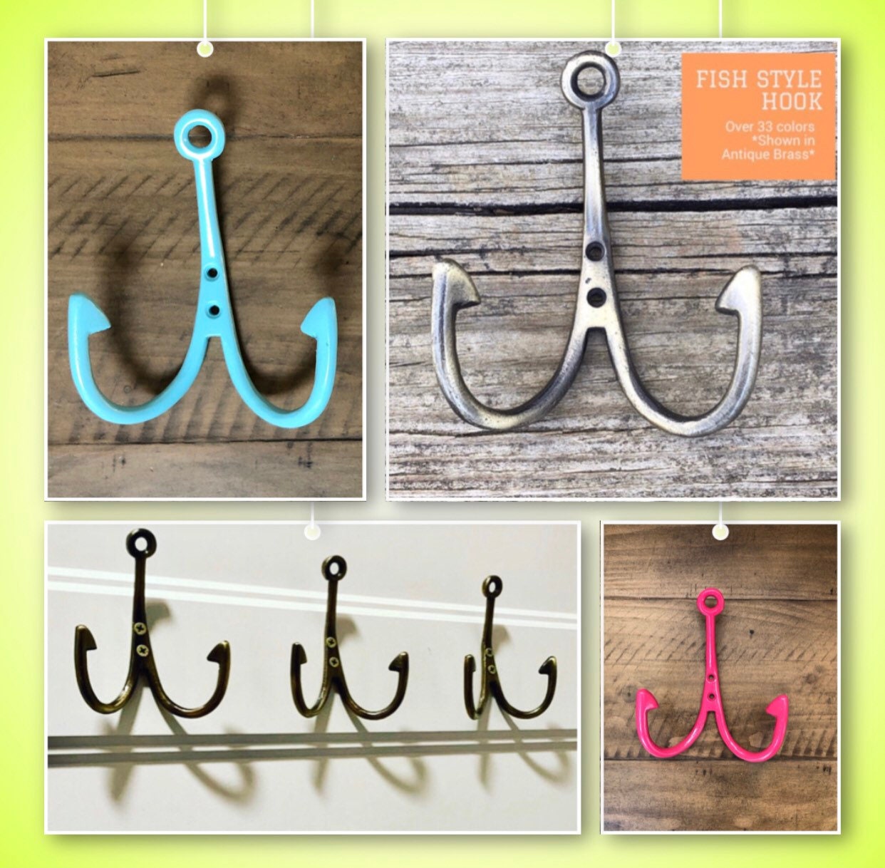 Fish Hook Hangers 