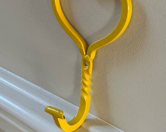 Twisted Heart Metal Wall Hook - Decorative Towel Hook