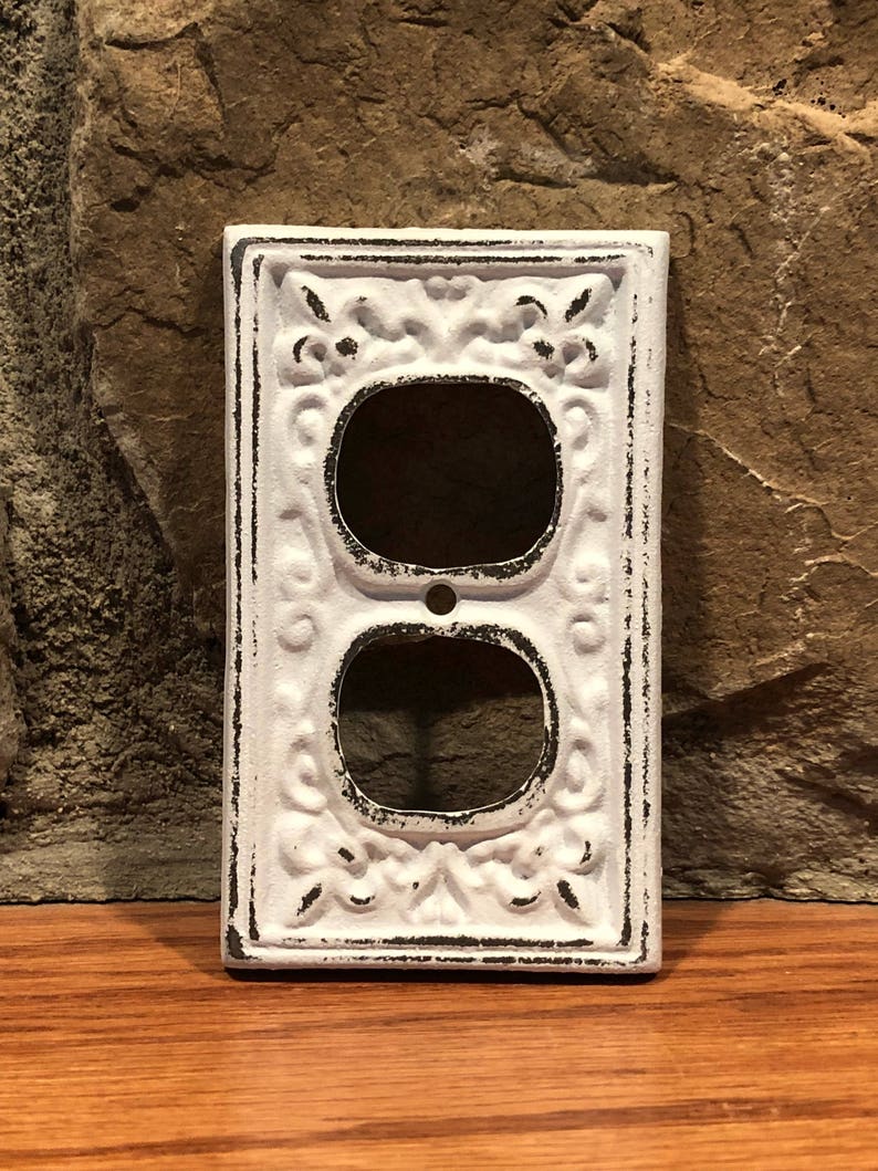 Cast Iron Double Light Switch Cover/ Nursery/bedroom/light Etsy