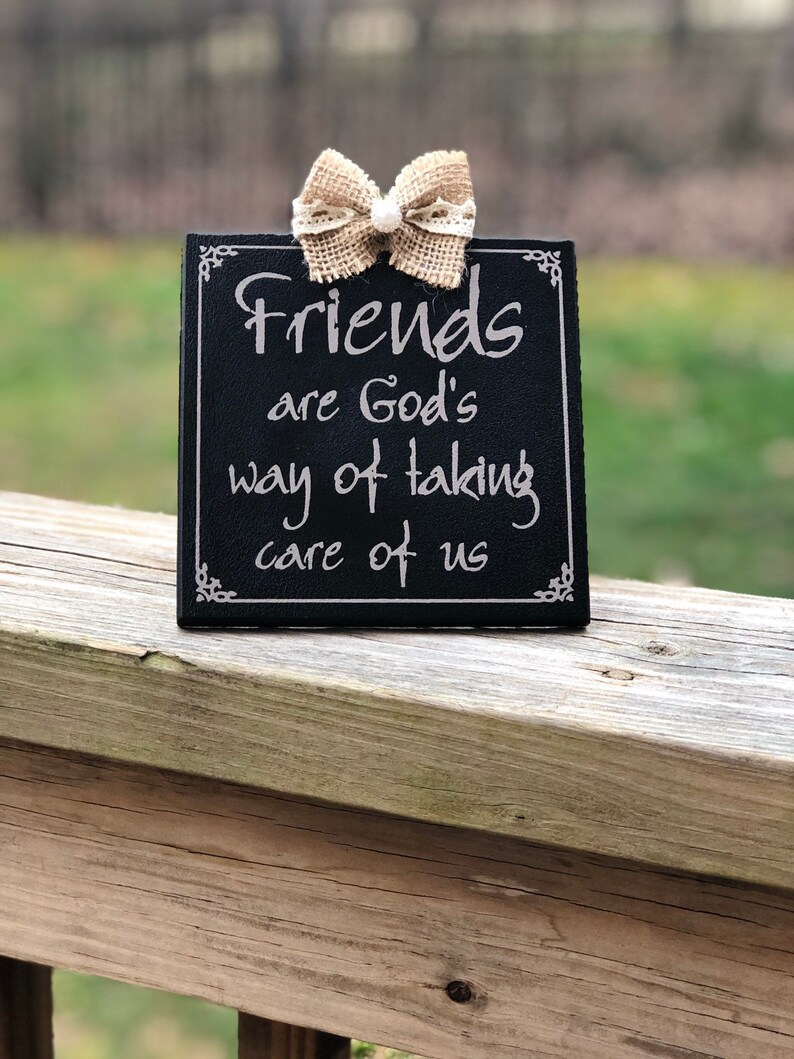 Friendship Gift/ Shelf Art/ Quotes/ Sayings/ Friends Are Etsy